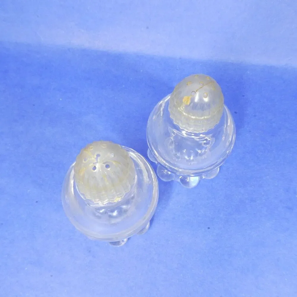 Candlewick Salt & Pepper Shakers Pair Imperial Glass Clear